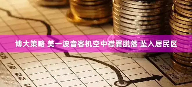 博大策略 美一波音客机空中襟翼脱落 坠入居民区